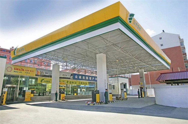 黄骅加气站钢结构网架案例7